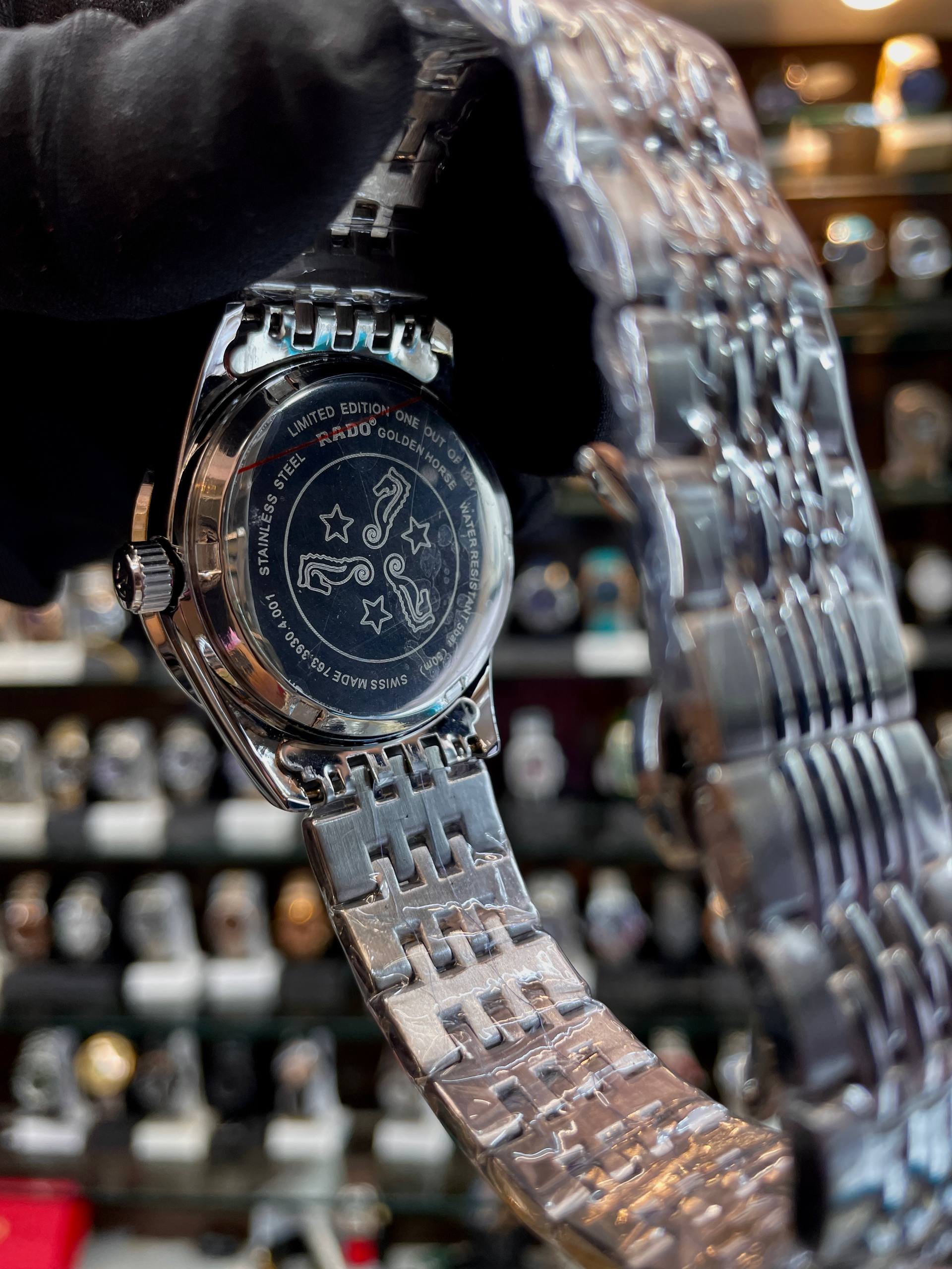 Rado Golden Horse men's watch back view