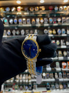 Raymond weil toccata slim watch blue dial