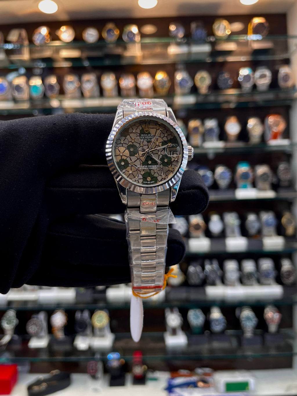 ROLEX DATE JUST AUTOMATIC ⚙️ FOR GIRLS 🤩 GREEN 💚 DIAL