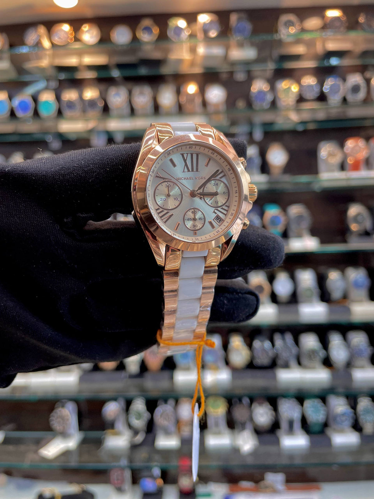 MICHEAL KORS MK5974 BRADSHAW FOR GIRLS IN MASTER PIECE 🤩 36MM ROSE 🌹 GOLD