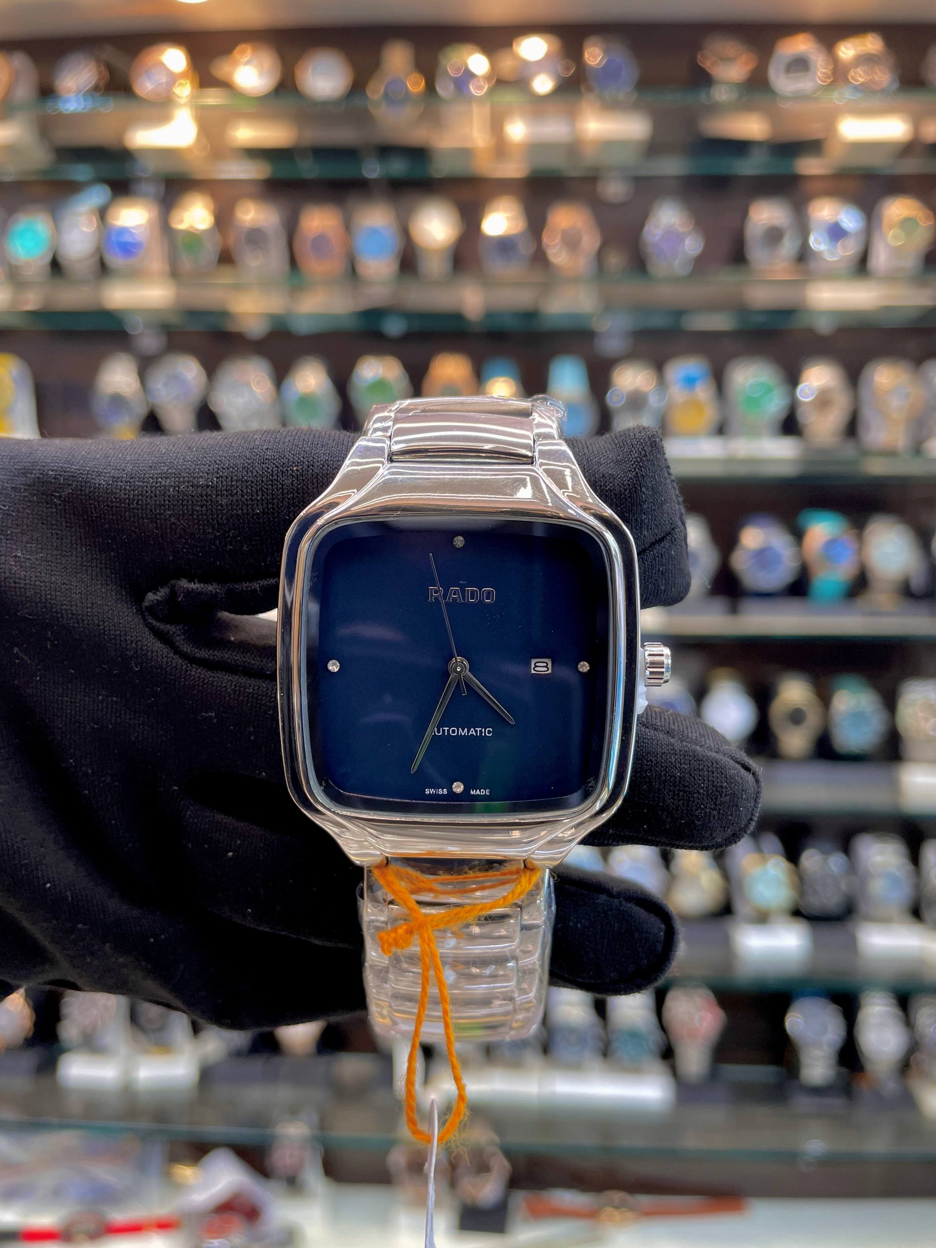 RADO TRUE SQUARE ⬜ UNDER BUDGET FOR MENS BLUE 💙