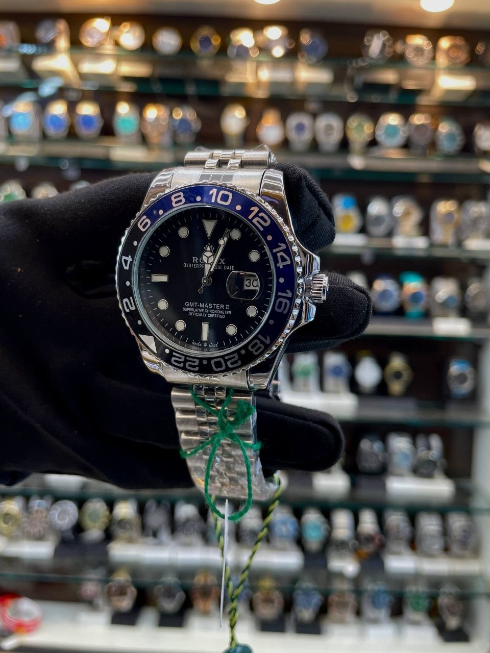 ROLEX GMT OYSTER PERPETUAL BLACK 🖤 DIAL