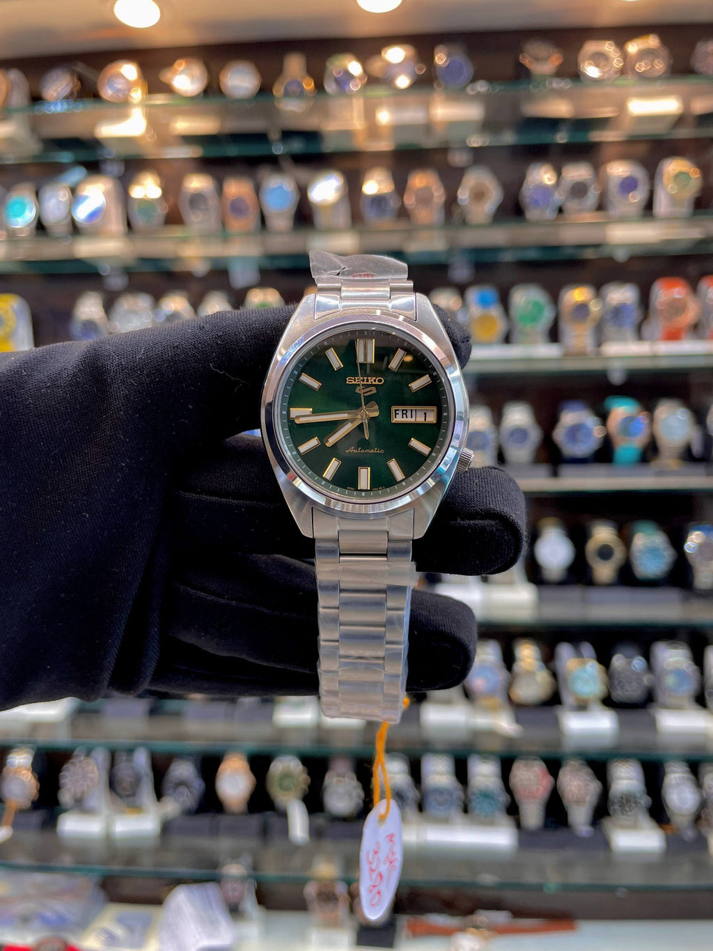 SEIKO 5 SPORTS SRPL59K1 WATCH IN GREEN 💚 DIAL 💗 MASTER PIECE 🤩
