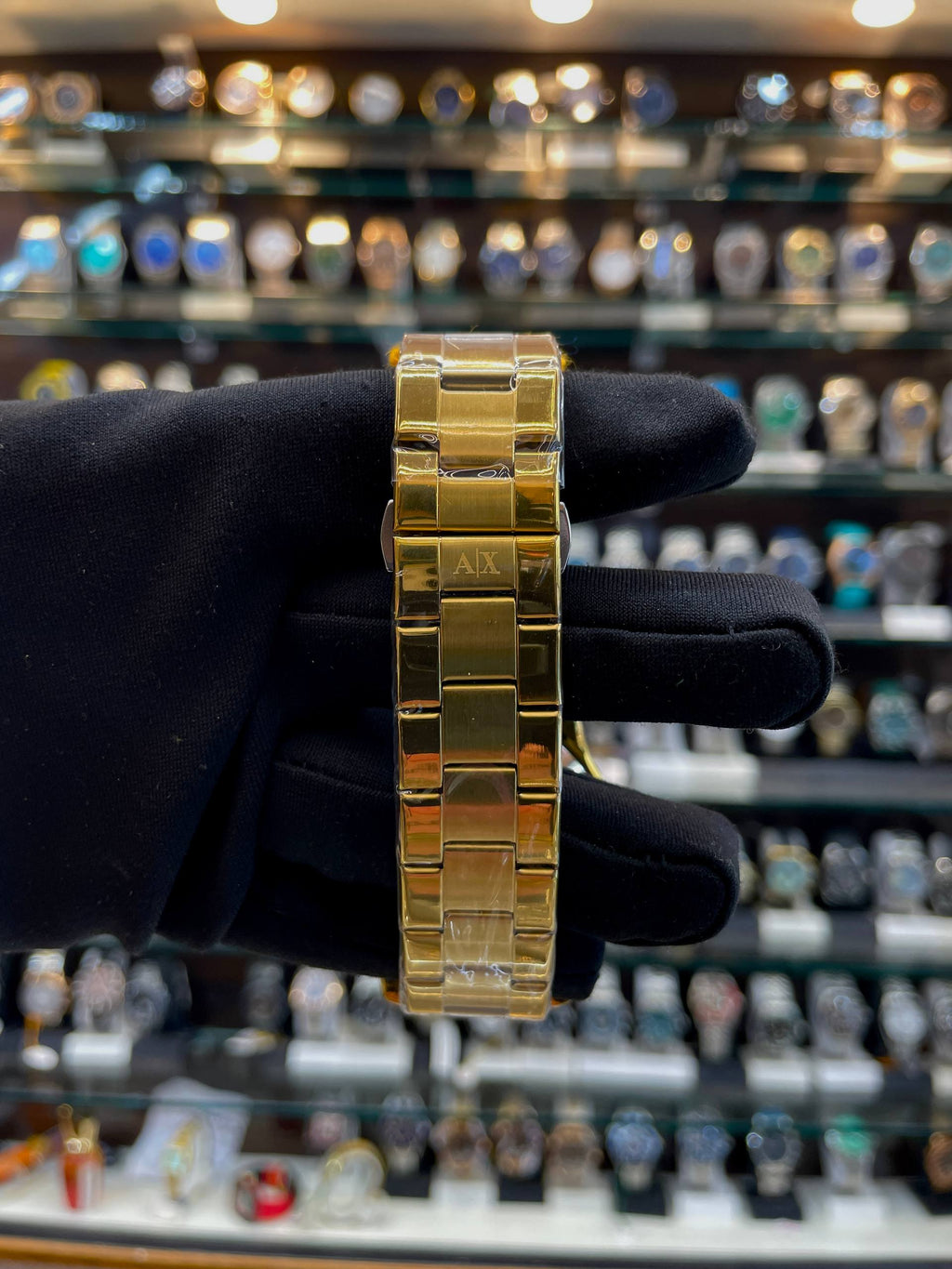 ARMANI EXCHANGE AUTOMATIC NOW IN GOLD  🥇 CHAIN