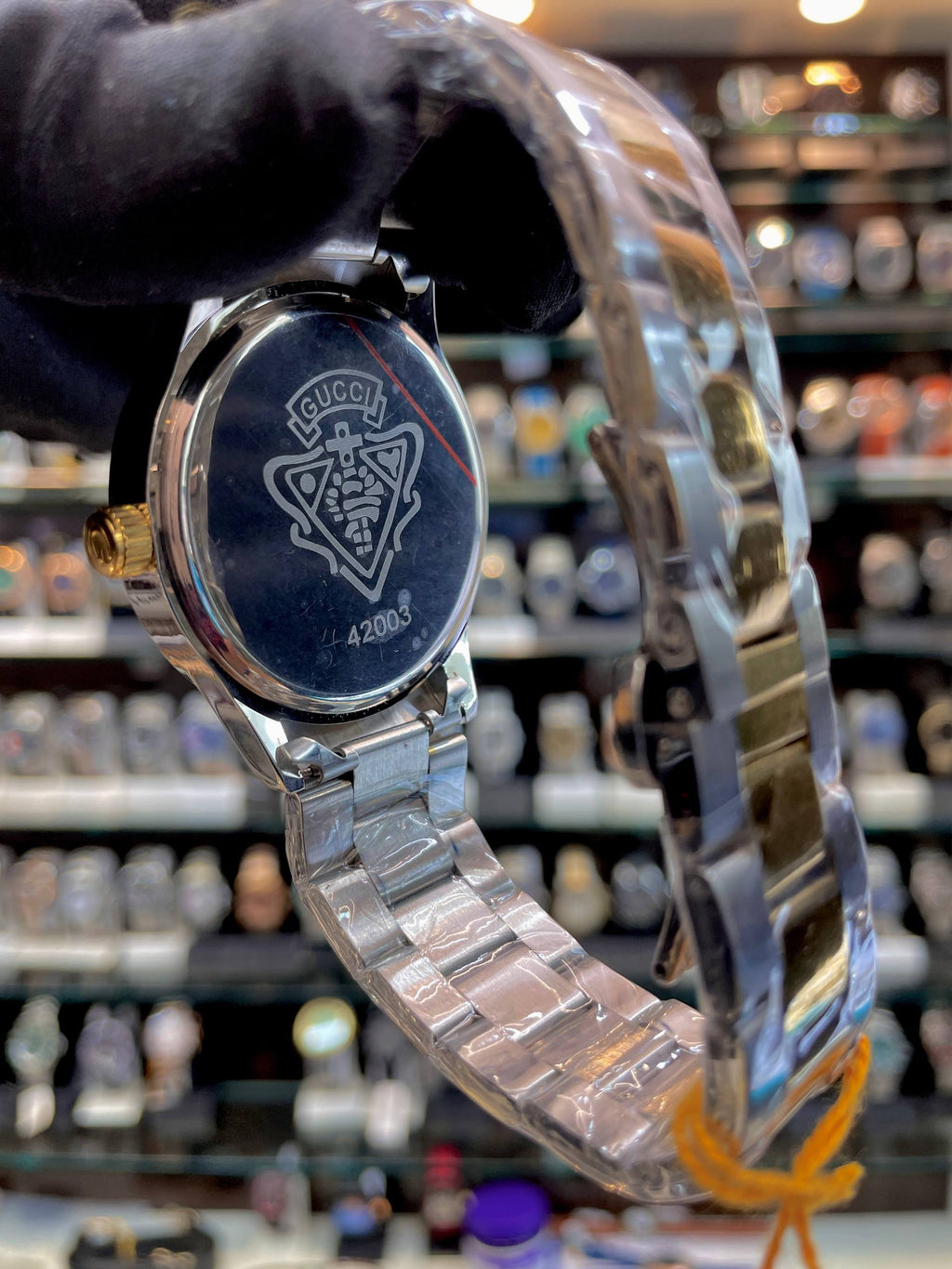 GUCCI G-TIMELESS WATCH ⌚ SNAKE MOTIF FOR MENS