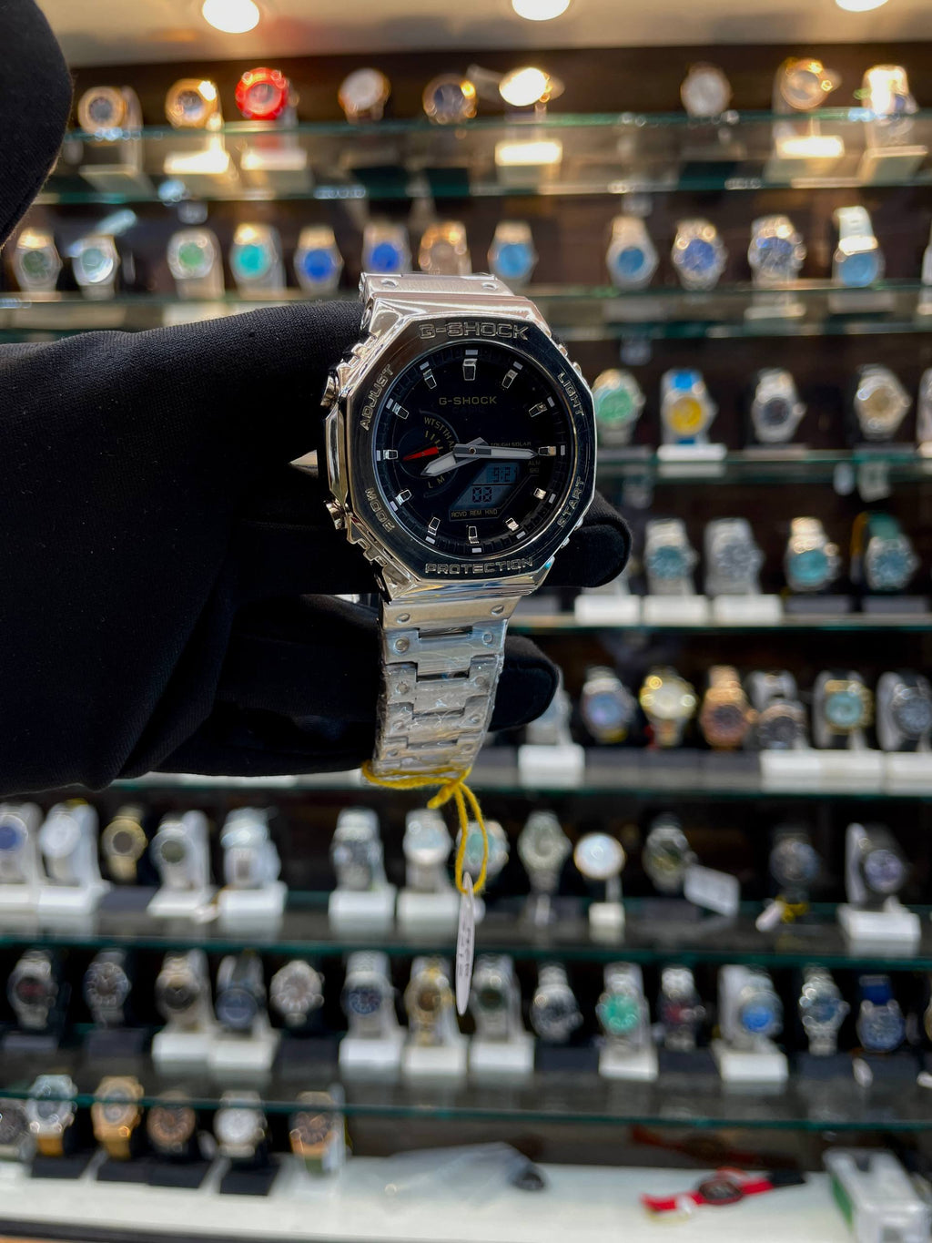GSHOCK CASIO WR20-BAR RESTOCK IN CHAIN BLACK 🖤 DIAL