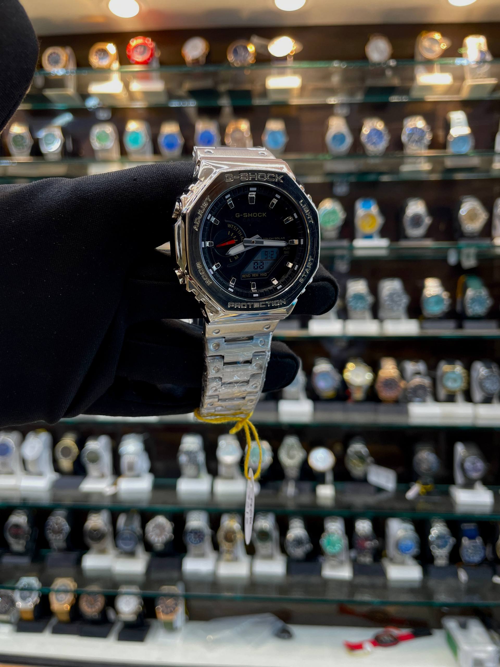 GSHOCK CASIO WR20-BAR RESTOCK IN CHAIN BLACK 🖤 DIAL