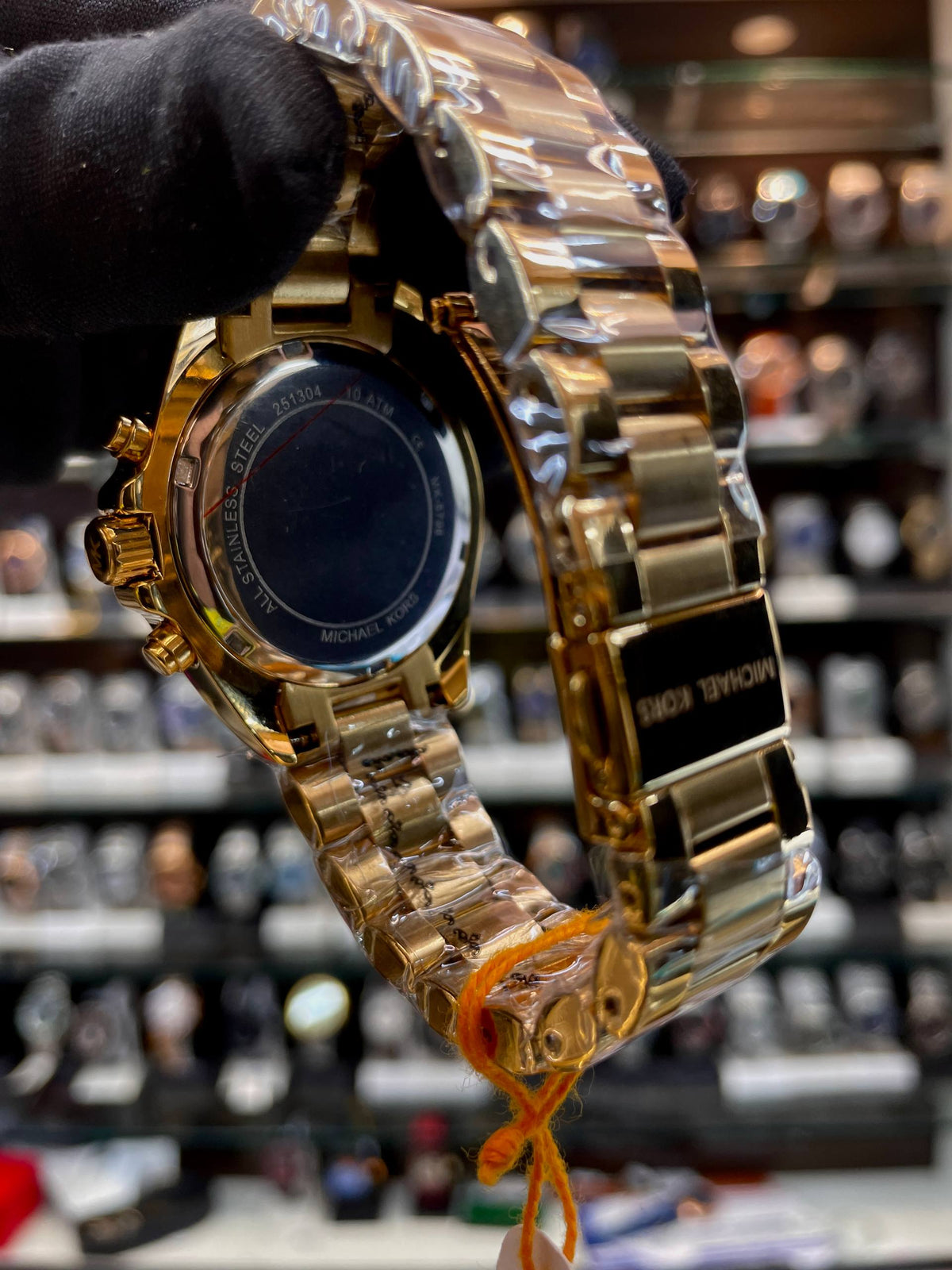 MICHEAL KORS MK5974 BRADSHAW FOR GIRLS IN MASTER PIECE 🤩 36MM FULL GOLD 🥇 GOLD 🥇 DIAL