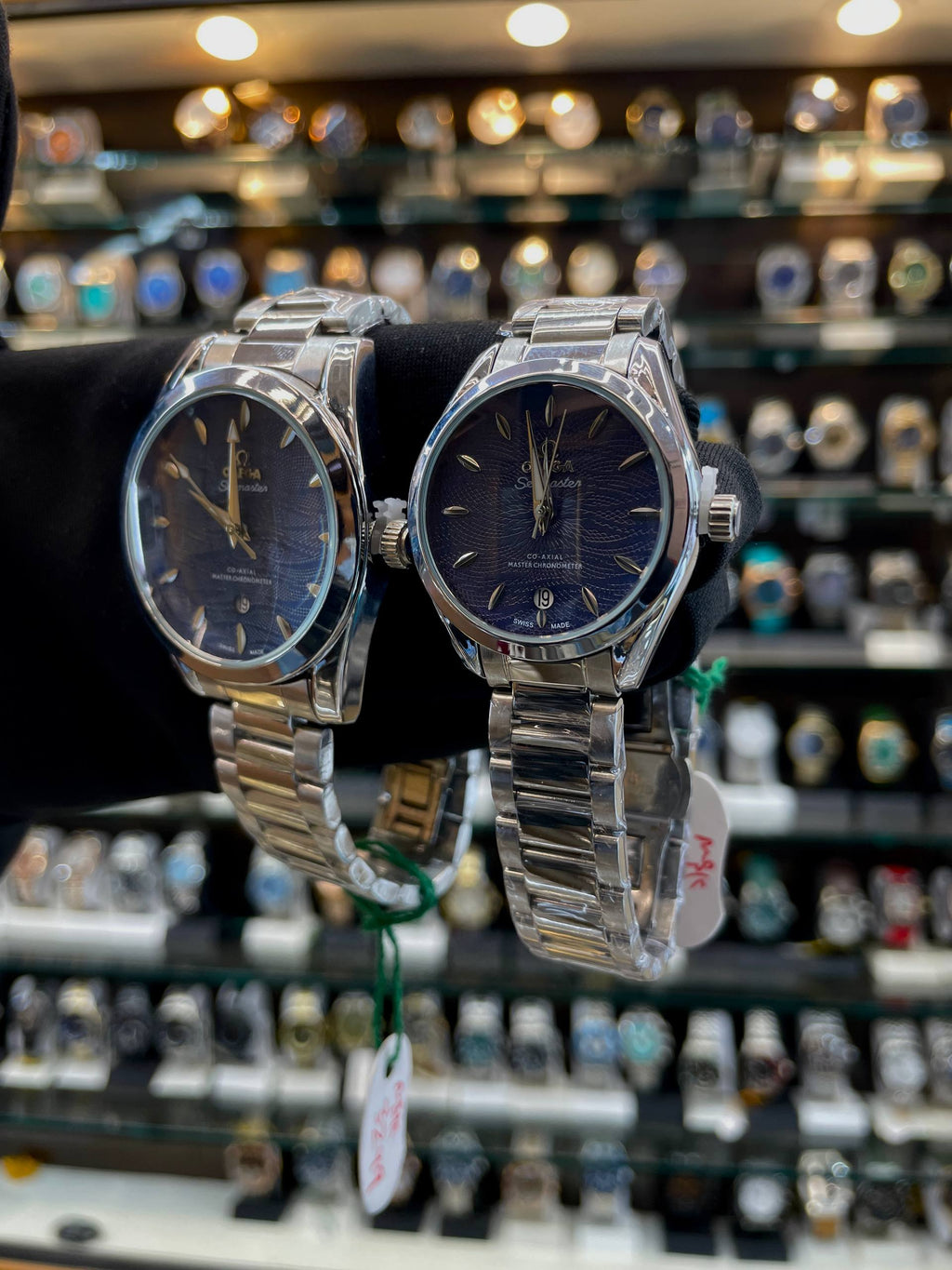 OMEGA SEAMASTER NOW IN COUPLE SET BLUE 💙
