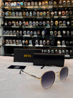 Dita gold-toned men's sunglasses angled view