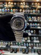 PATEK PHILLIPE AUTOMATIC NOW IN TRANSPARENT DIAL 💗WHITE 🤍