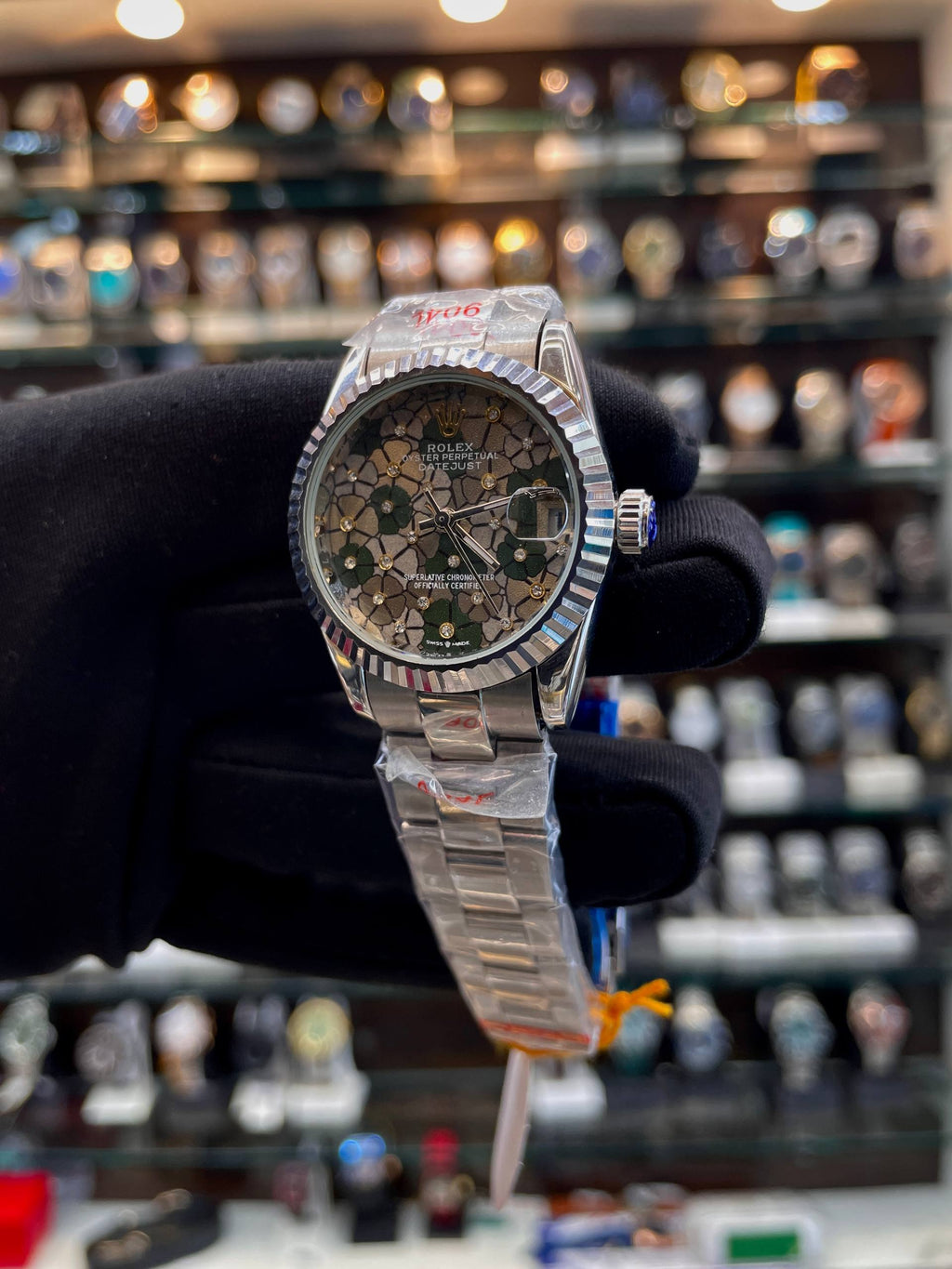 ROLEX DATE JUST AUTOMATIC ⚙️ FOR GIRLS 🤩 GREEN 💚 DIAL