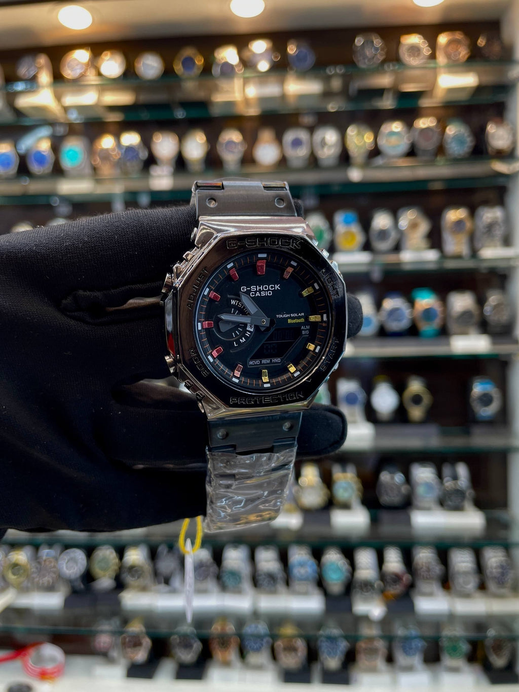 GSHOCK CASIO WR20-BAR RESTOCK IN CHAIN FULL BLACK 🖤