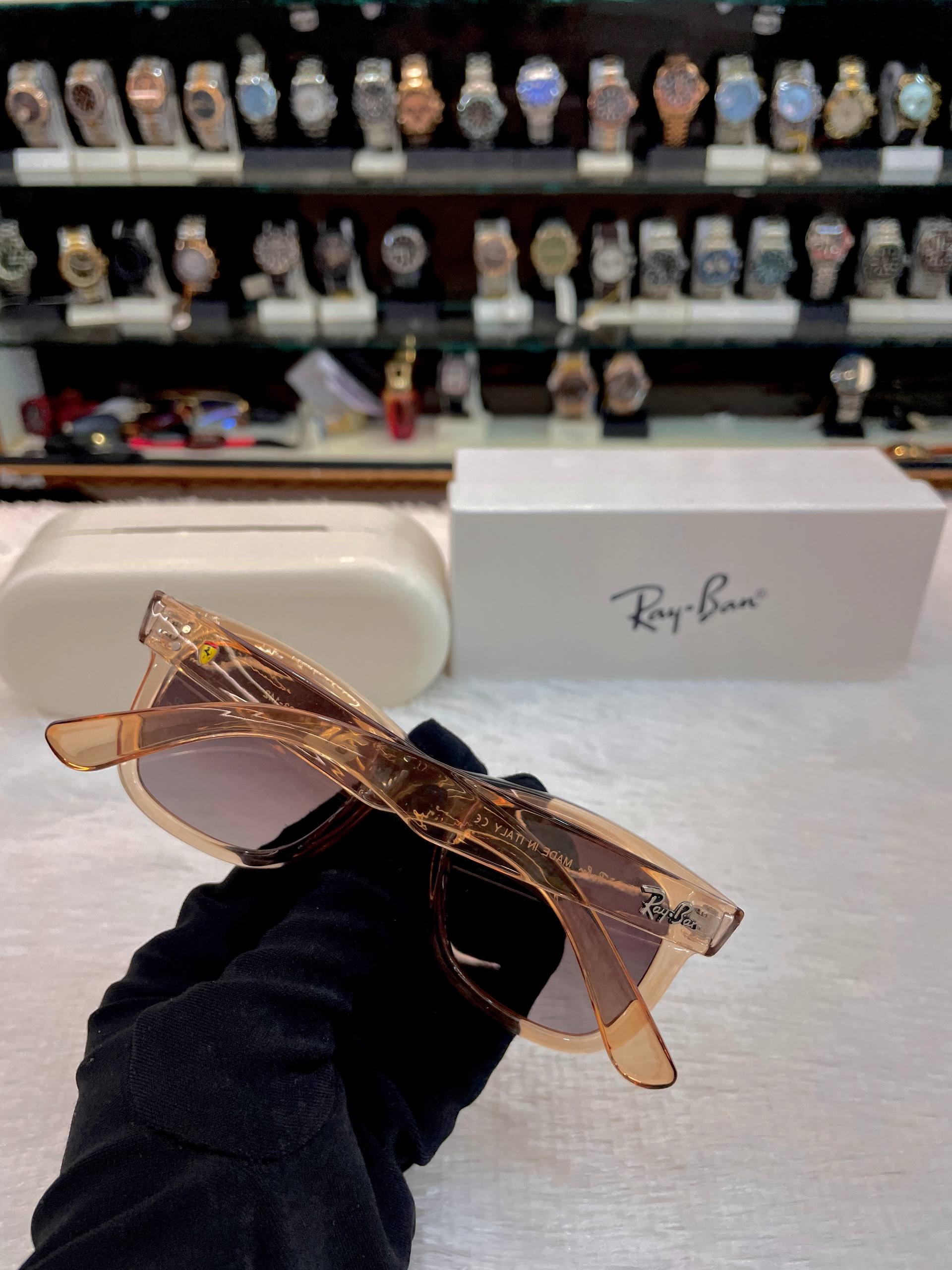 RAYBAN WAYFARER NEW SHAPE FOR MENS ORANGE 🧡