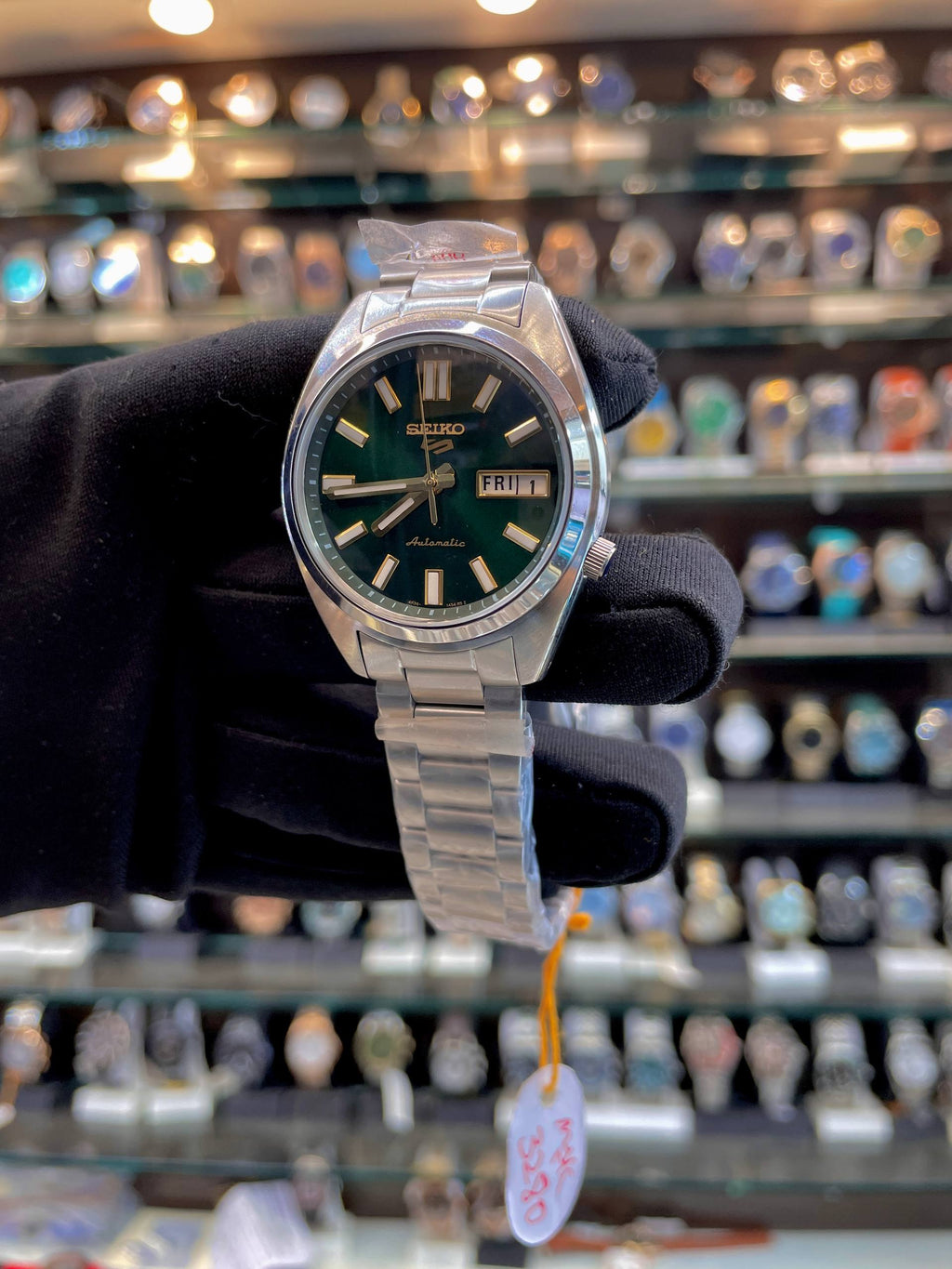 SEIKO 5 SPORTS SRPL59K1 WATCH IN GREEN 💚 DIAL 💗 MASTER PIECE 🤩