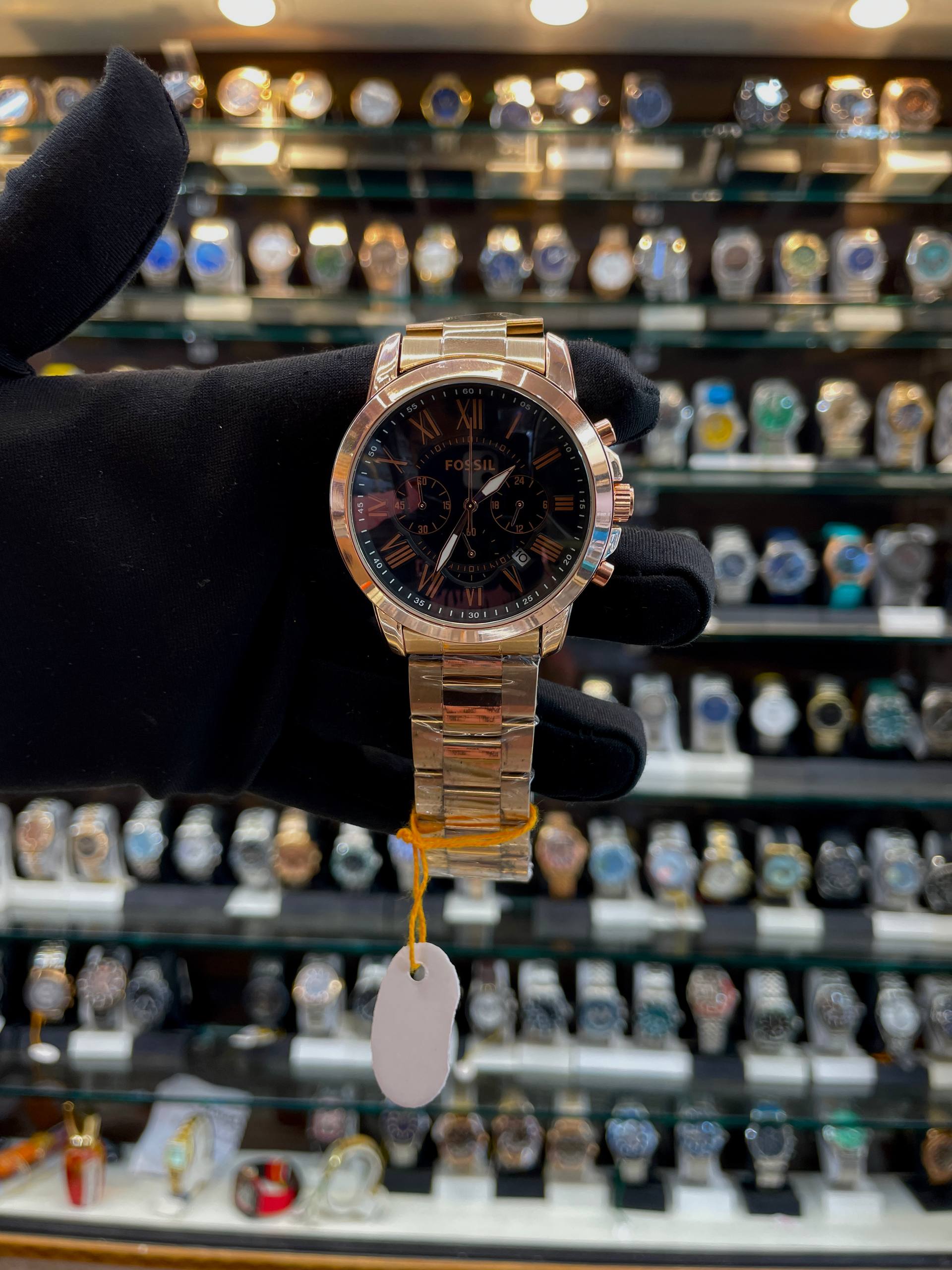 FOSSIL NOW IN ROMAN  DIAL 🤩  NOW IN CHAIN ⛓️FOR MENS 🤩 BRONZE 🥉