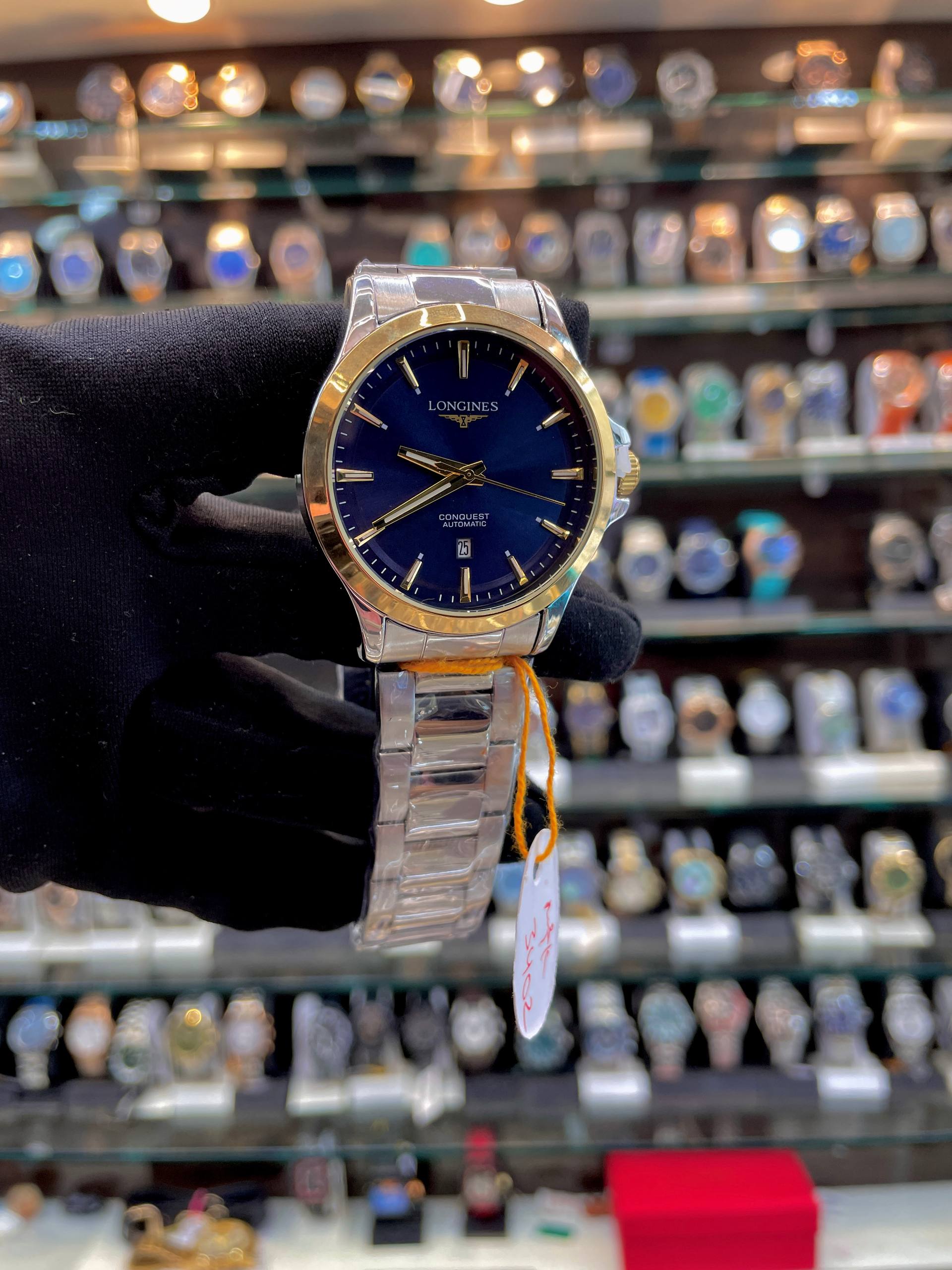 LONGINES CONQUEST UNDER BUDGET FOR MENS BLUE 💙