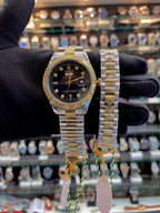 ROLEX DAY-DATE COUPLE SET 🤩  BLACK 🖤 DIAL