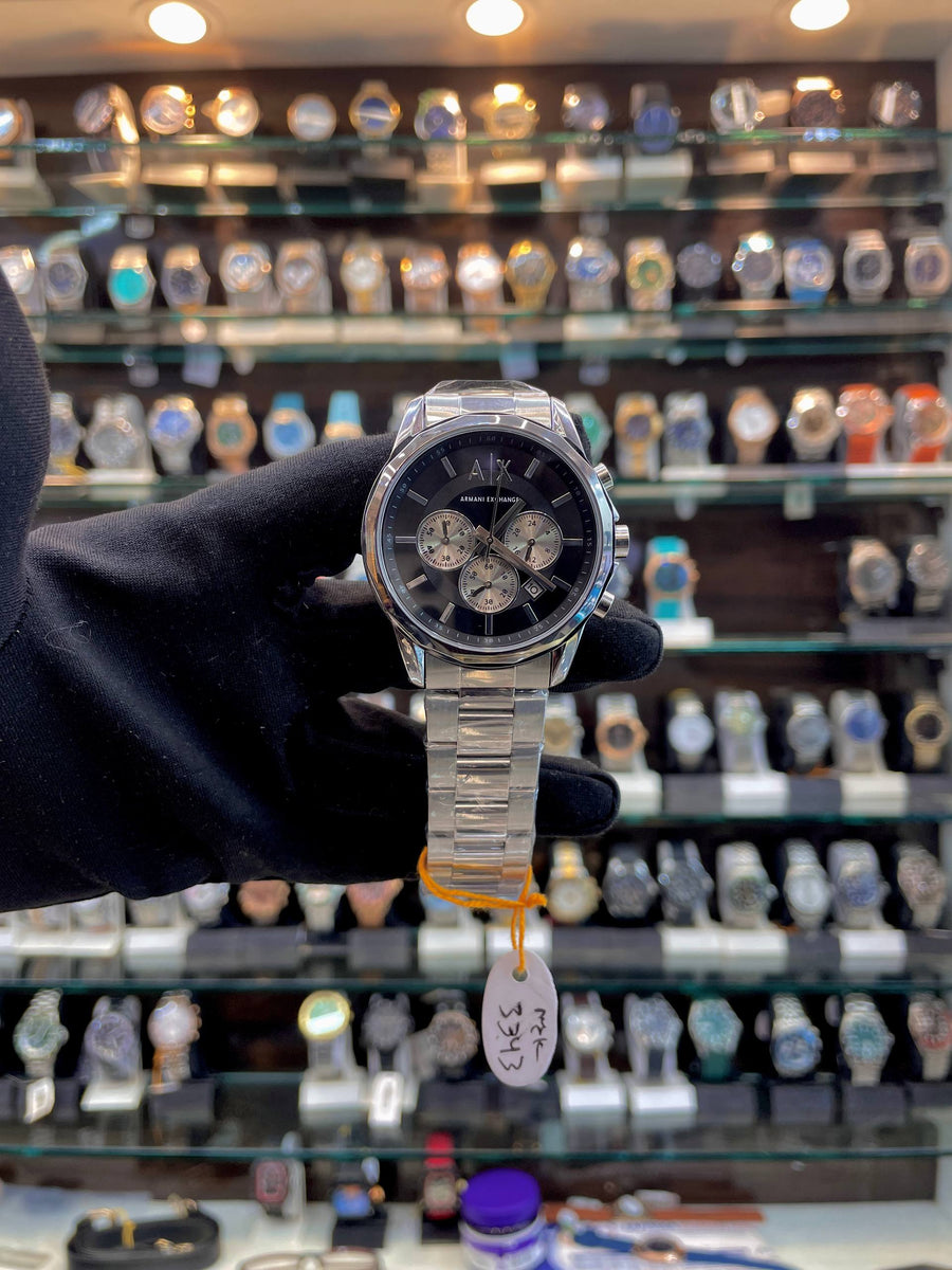 ARMANI EXCHANGE AX IN CHRONOGRAPH BLACK 🖤 DIAL FOR MENS
