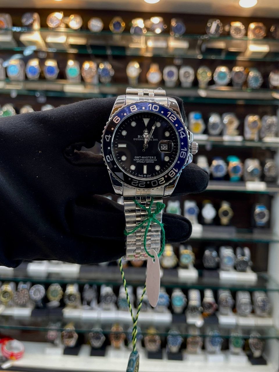 ROLEX GMT OYSTER PERPETUAL BLACK 🖤 DIAL