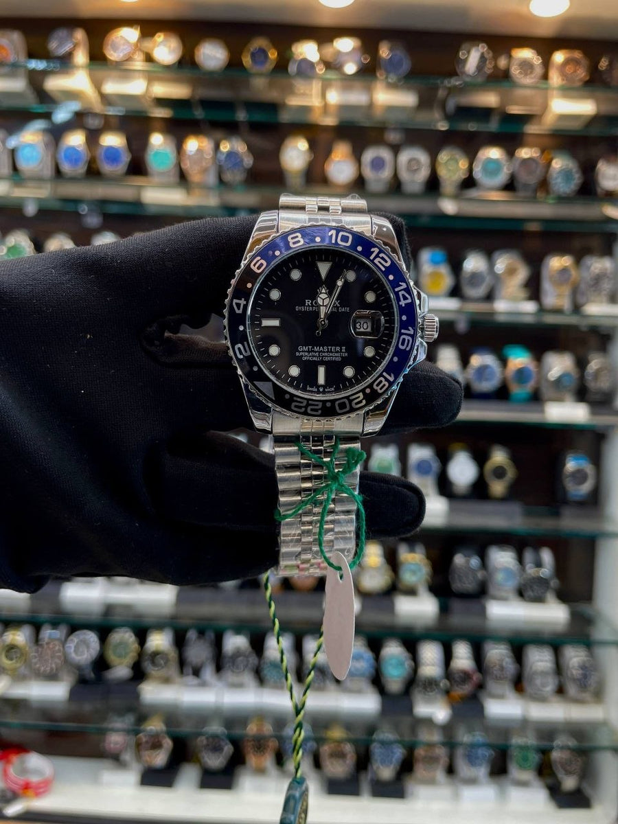 ROLEX GMT OYSTER PERPETUAL BLACK 🖤 DIAL