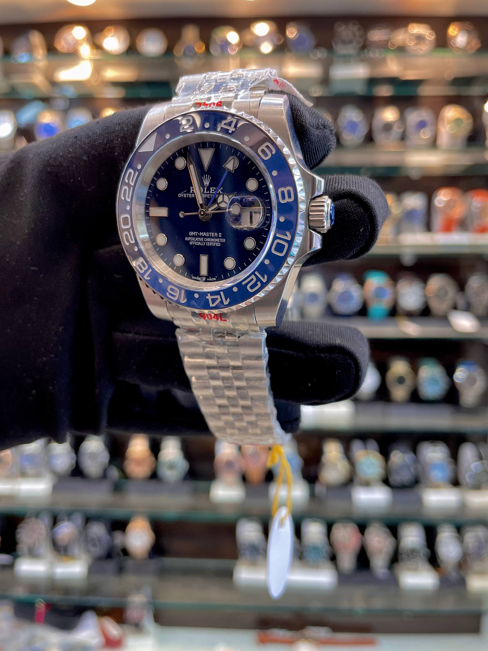 ROLEX GMT-MASTER-2 SEMI-ETA BLUE 💙 BEZEL IN MASTER PIECE 🤩