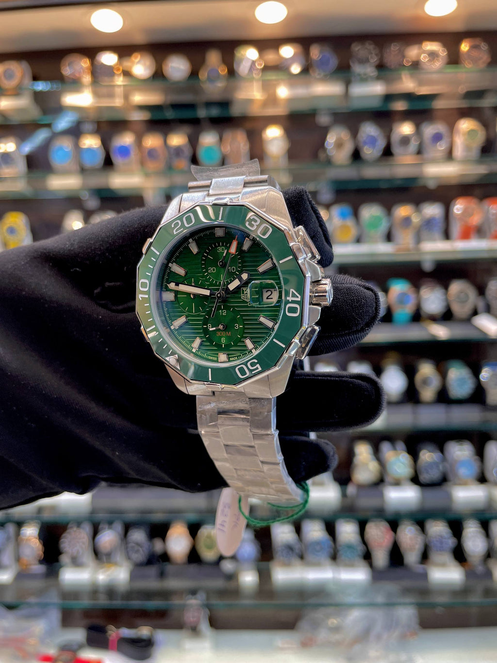TAG HEUER AQUARACER 300M NOW IN HEAVY BODY  🤩 GREEN 💚 DIAL