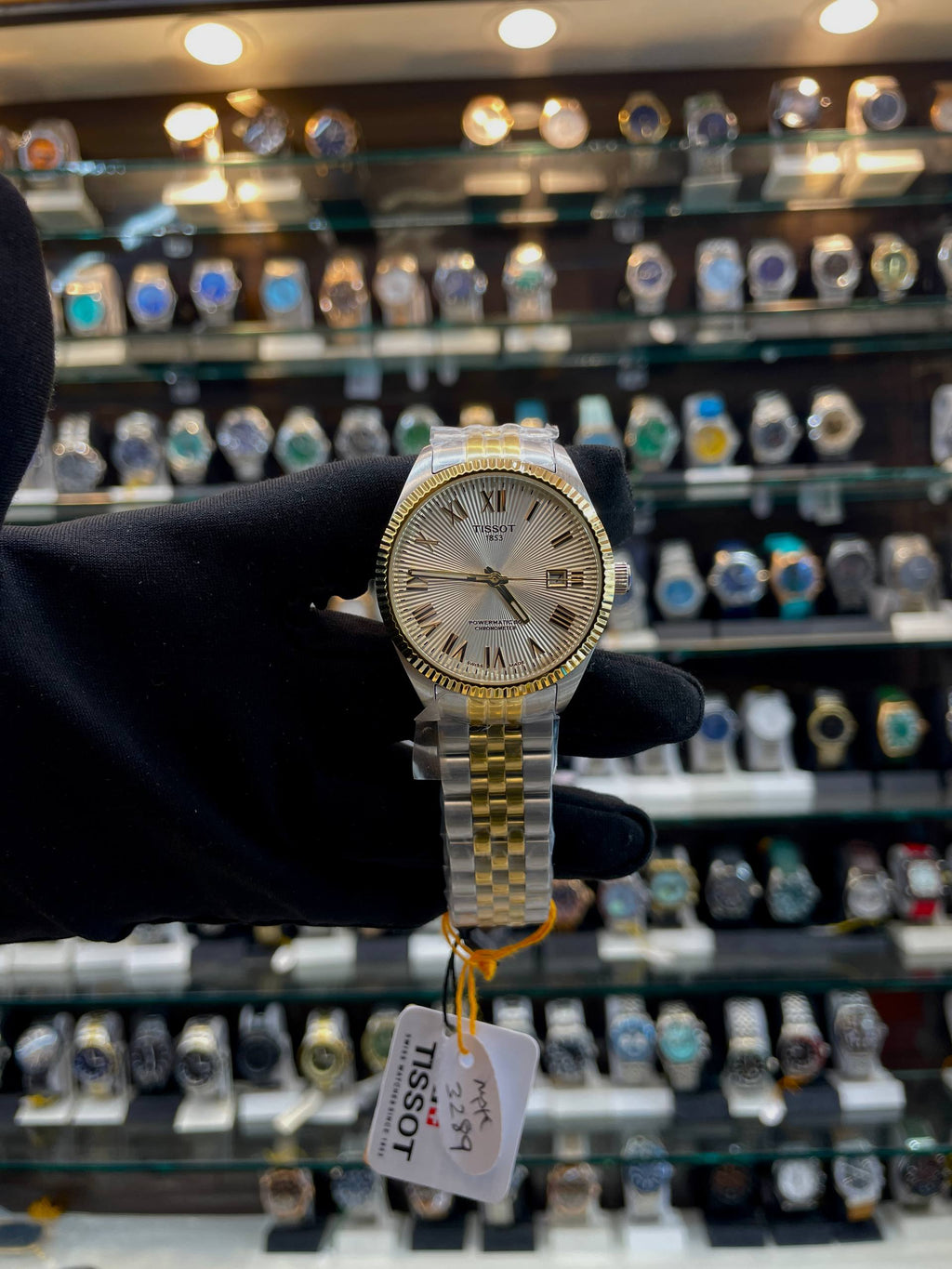 TISSOT BALLADE POWERMATIC 80 COSC WATCH IN MASTER PIECE 🤩 WHITE 🤍 DIAL