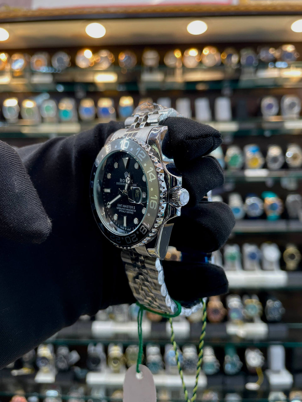 ROLEX GMT OYSTER PERPETUAL  BLACK 🖤 UNDER BUDGET