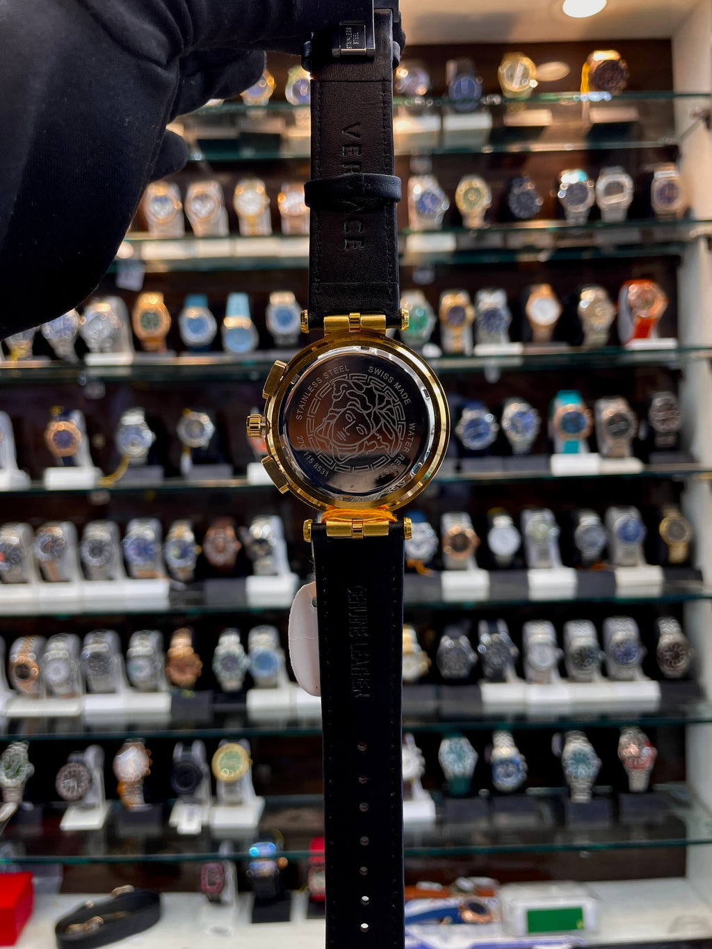 VERSACE CHRONOGRAPH WATCH ⌚ FOR MENS BLACK 🖤
