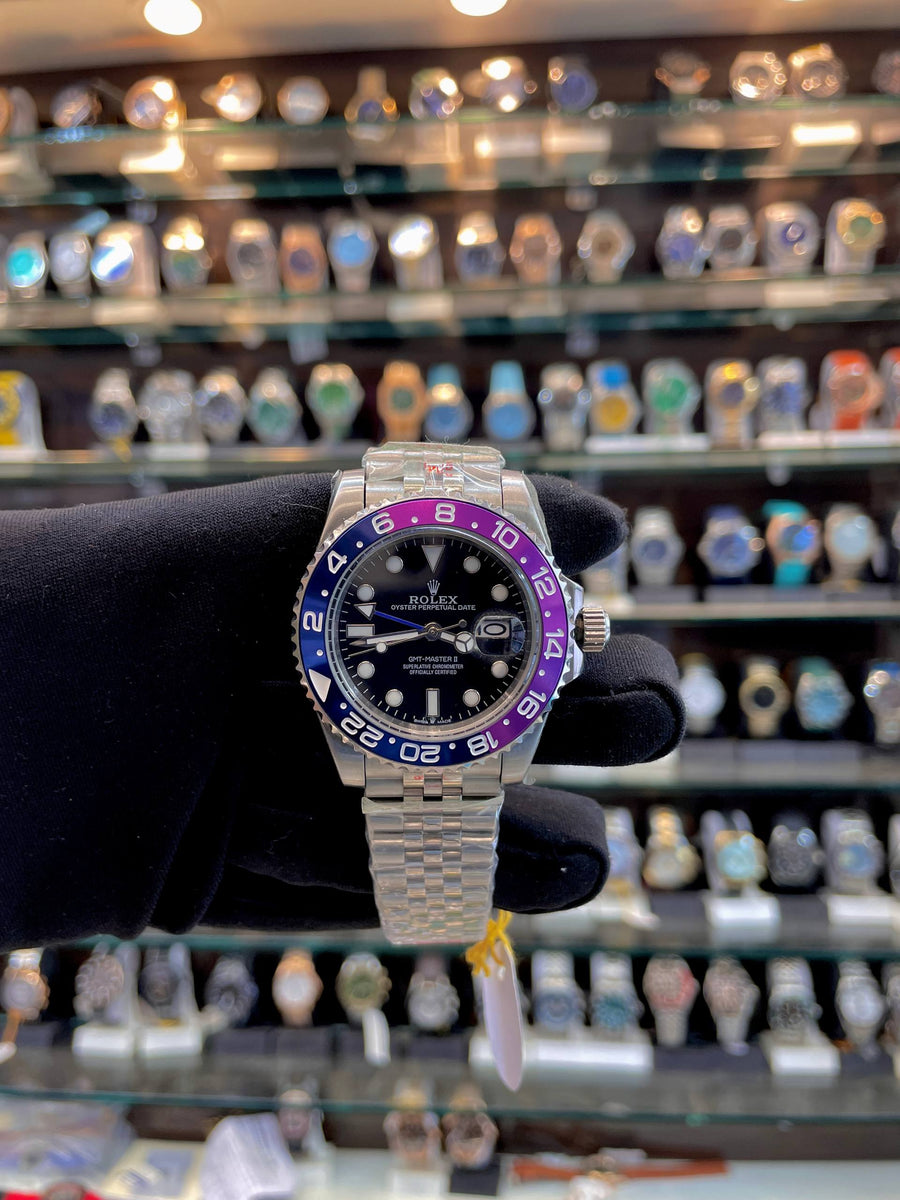 ROLEX GMT-MASTER-2 SEMI-ETA PURPLE 💜 X BLUE 💙 BEZEL IN MASTER PIECE 🤩