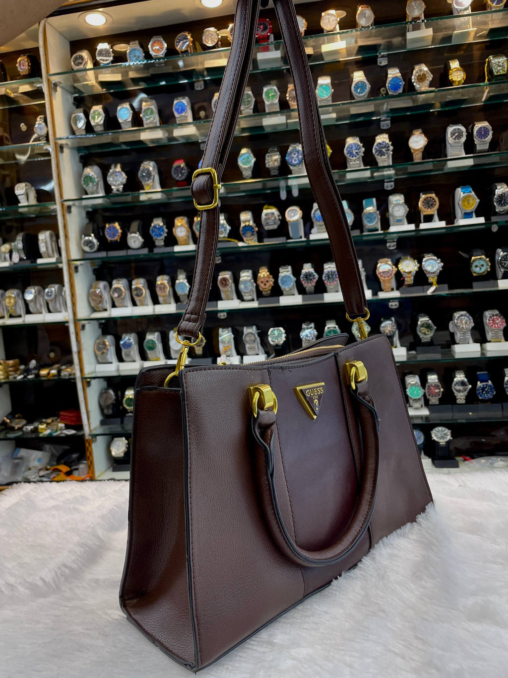 GUESS 3PC SET SLING BAG FOR GIRLS BROWN 🤎