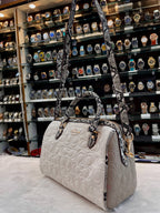 COACH MINI ROWAN CROSSBODY BAG SNAKE 🐍 SKIN IN BLOCKED SIGNATURE LEATHER