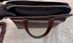 MONT BLANC LAPTOP BAG IN HEAVY QUALITY FLIP POCKET FOR MENS COFFEE BROWN 🤎 FRONT FLIP POCKET 🤩