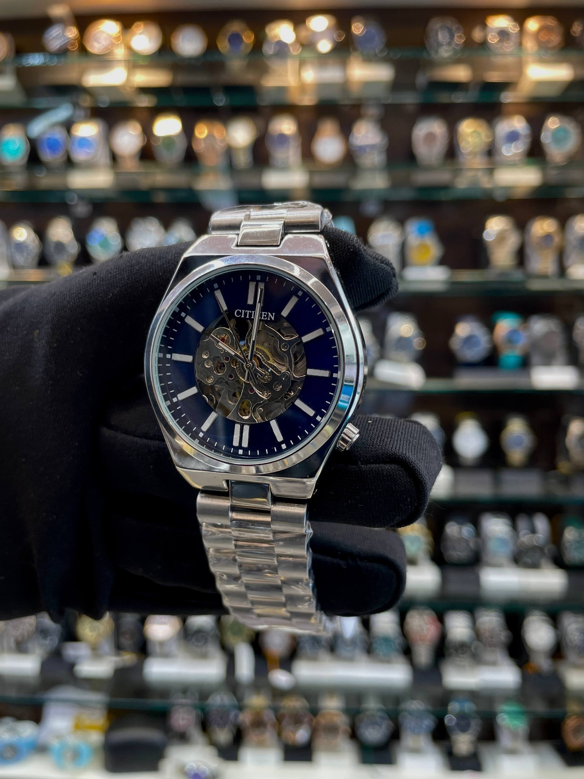 CITIZEN TSUYOSA TRANSPARENT BLUE 💙 DIAL 🤩 FOR MENS