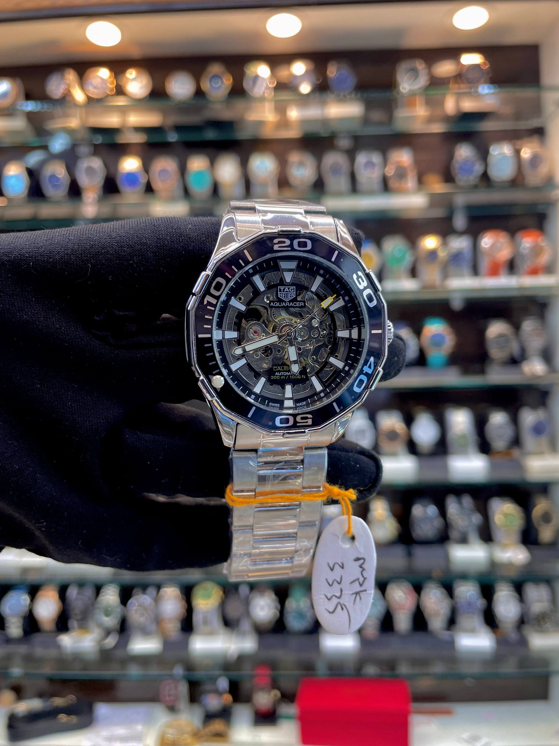 TAG HEUER AQUARACER AUTOMATIC ⚙️ BLACK 🖤 FOR MENS