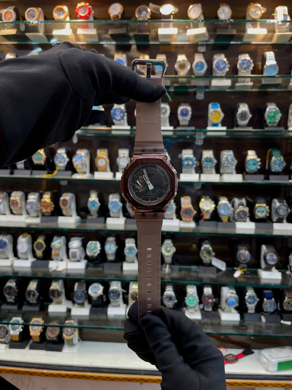 GSHOCK CASIO GM-2100 BODY 💪🏻 CHRONO SILICON BRONZE 🥉