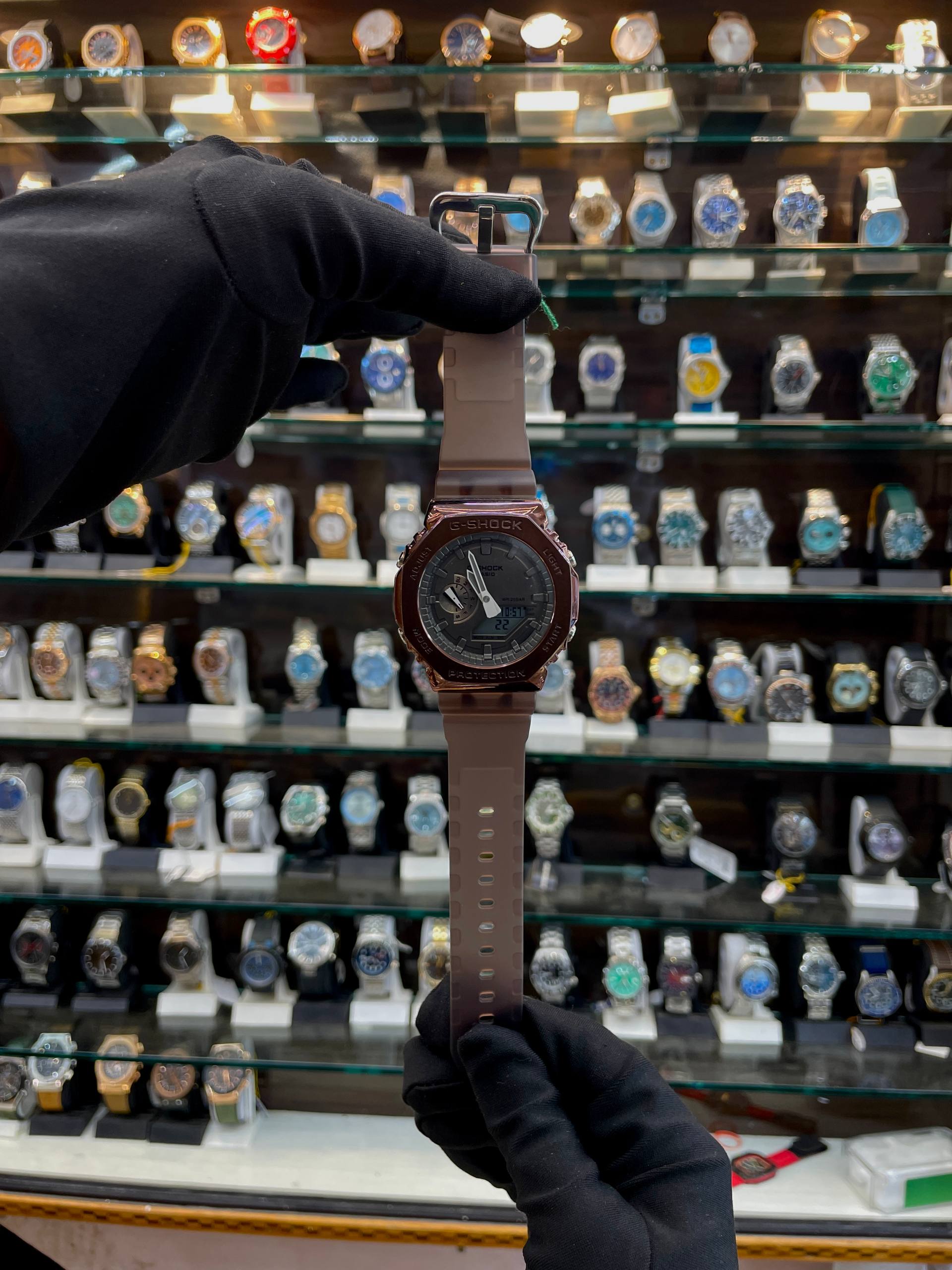 GSHOCK CASIO GM-2100 BODY 💪🏻 CHRONO SILICON BRONZE 🥉