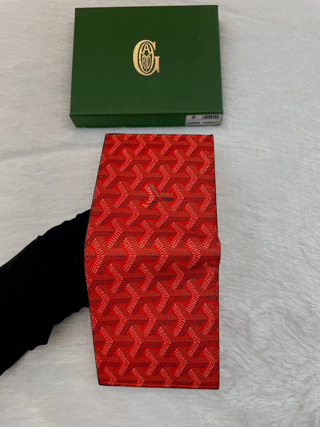 GOYARD VICTOIRE WALLET UNDER BUDGET IN ORANGE 🧡