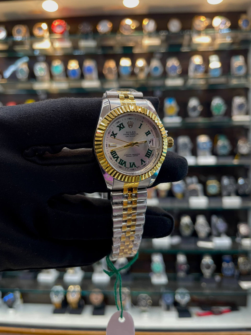 ROLEX DATE JUST FOR GIRLS UNDER BUDGET WHITE 🤍 DIAL DUAL TONE