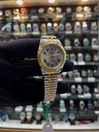 ROLEX DATE JUST FOR GIRLS UNDER BUDGET WHITE 🤍 DIAL DUAL TONE