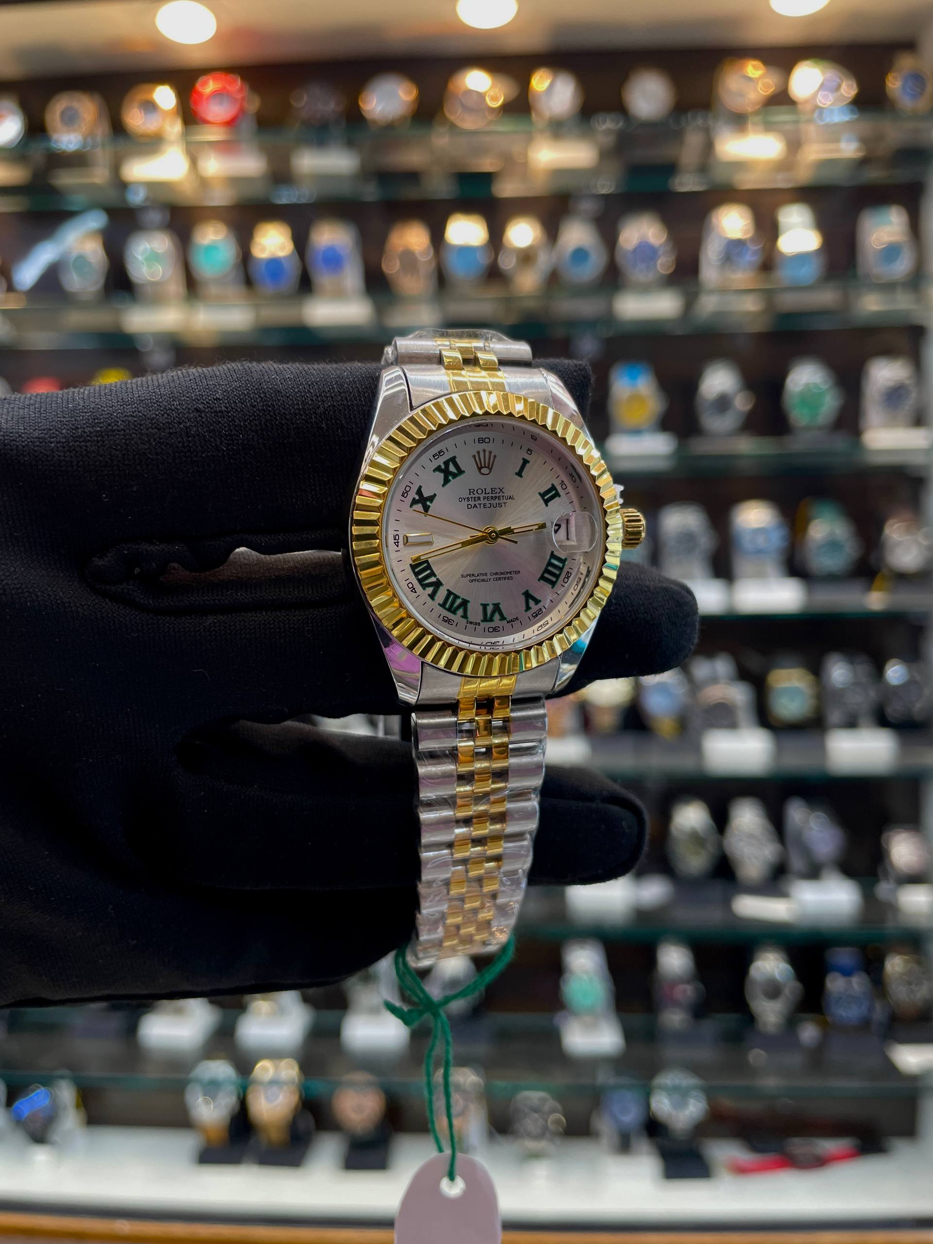 ROLEX DATE JUST FOR GIRLS UNDER BUDGET WHITE 🤍 DIAL DUAL TONE