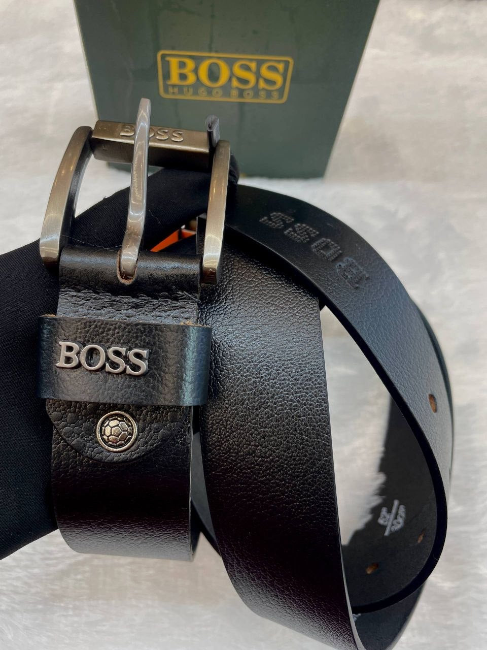 HUGO BOSS PREMIUM LEATHER BELT MASTER PIECE ♣️