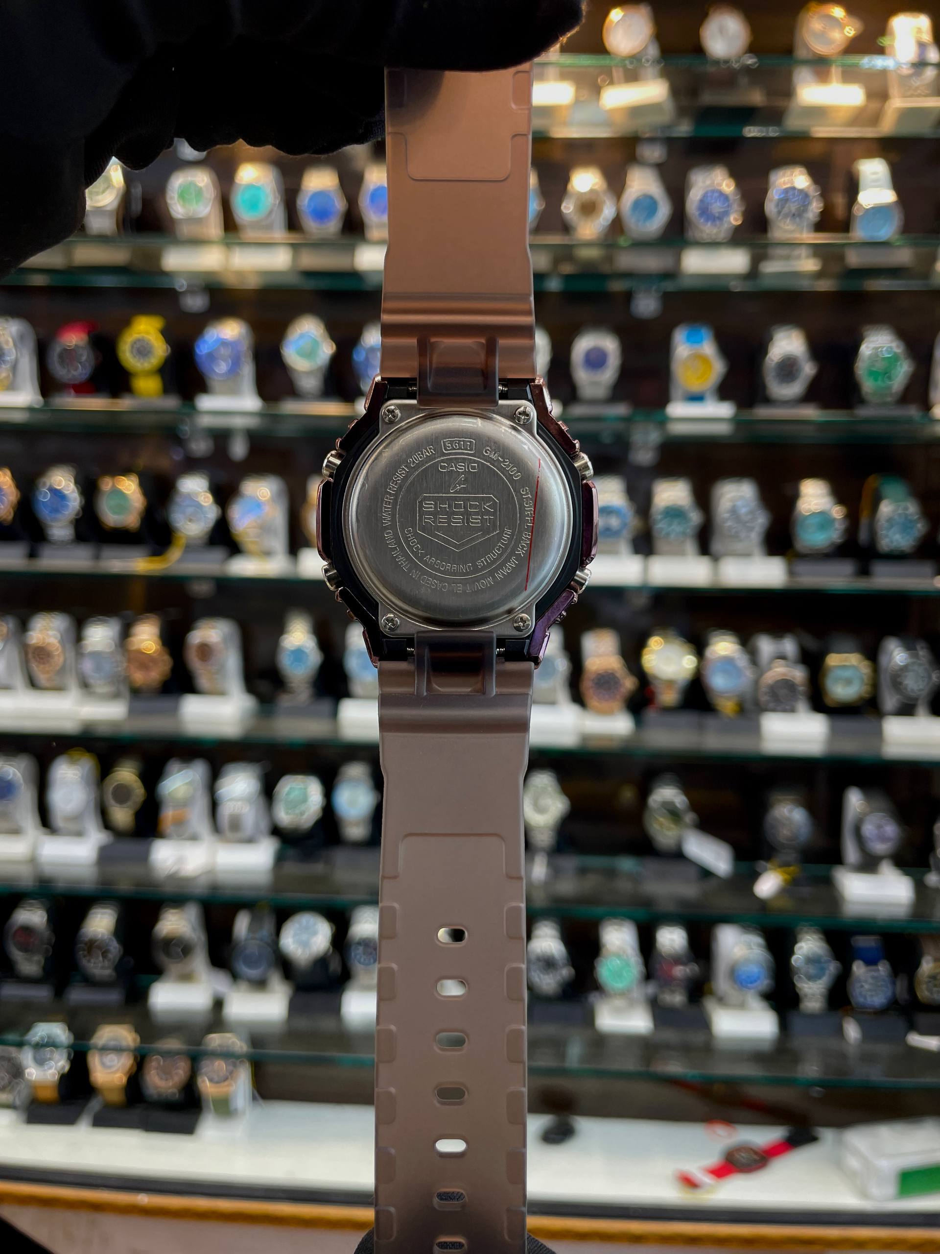 GSHOCK CASIO GM-2100 BODY 💪🏻 CHRONO SILICON BRONZE 🥉
