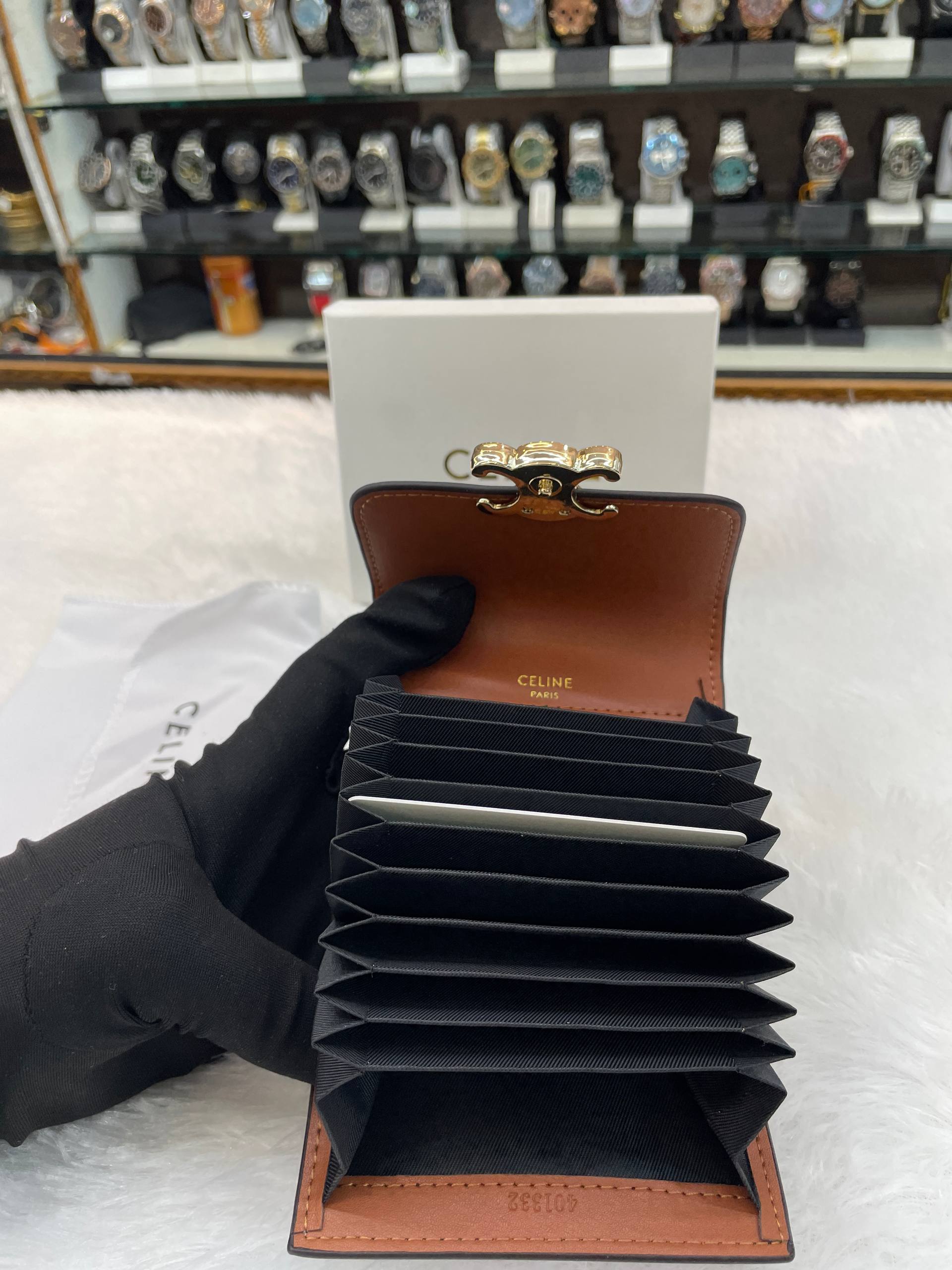 CELINE ACCORDION CARD HOLDER FOR GIRLS 🤩