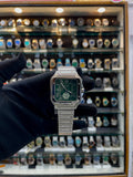 CARTIER SANTOS DUAL - TIME NOW IN MASTER PIECE 🤩 GREEN 💚