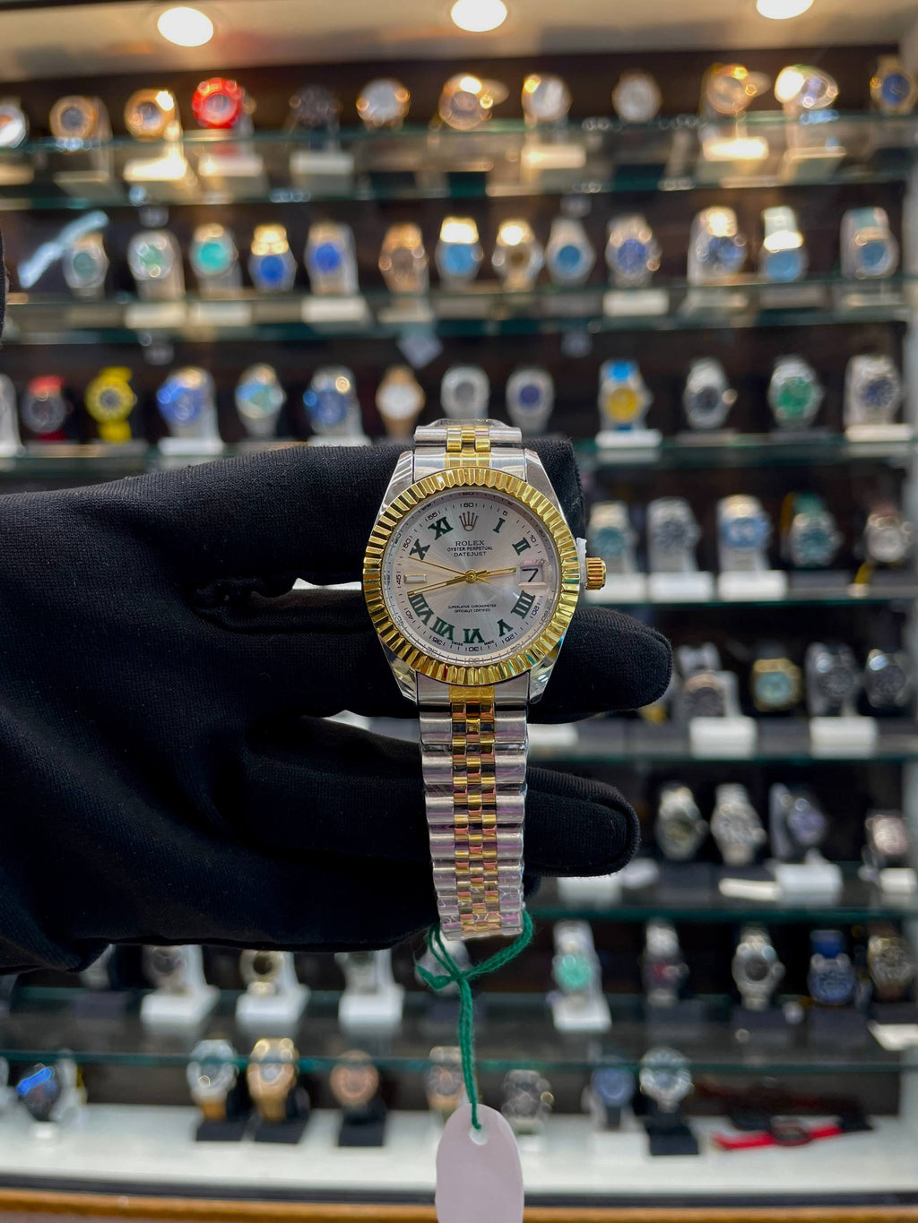 ROLEX DATE JUST FOR GIRLS UNDER BUDGET WHITE 🤍 DIAL DUAL TONE
