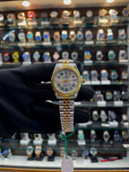 ROLEX DATE JUST FOR GIRLS UNDER BUDGET WHITE 🤍 DIAL DUAL TONE