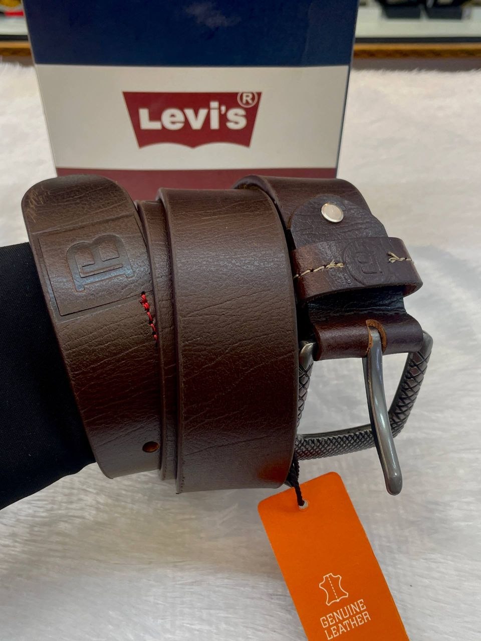 LEVIS BELT FOR MENS MASTER PIECE BROWN 🤎