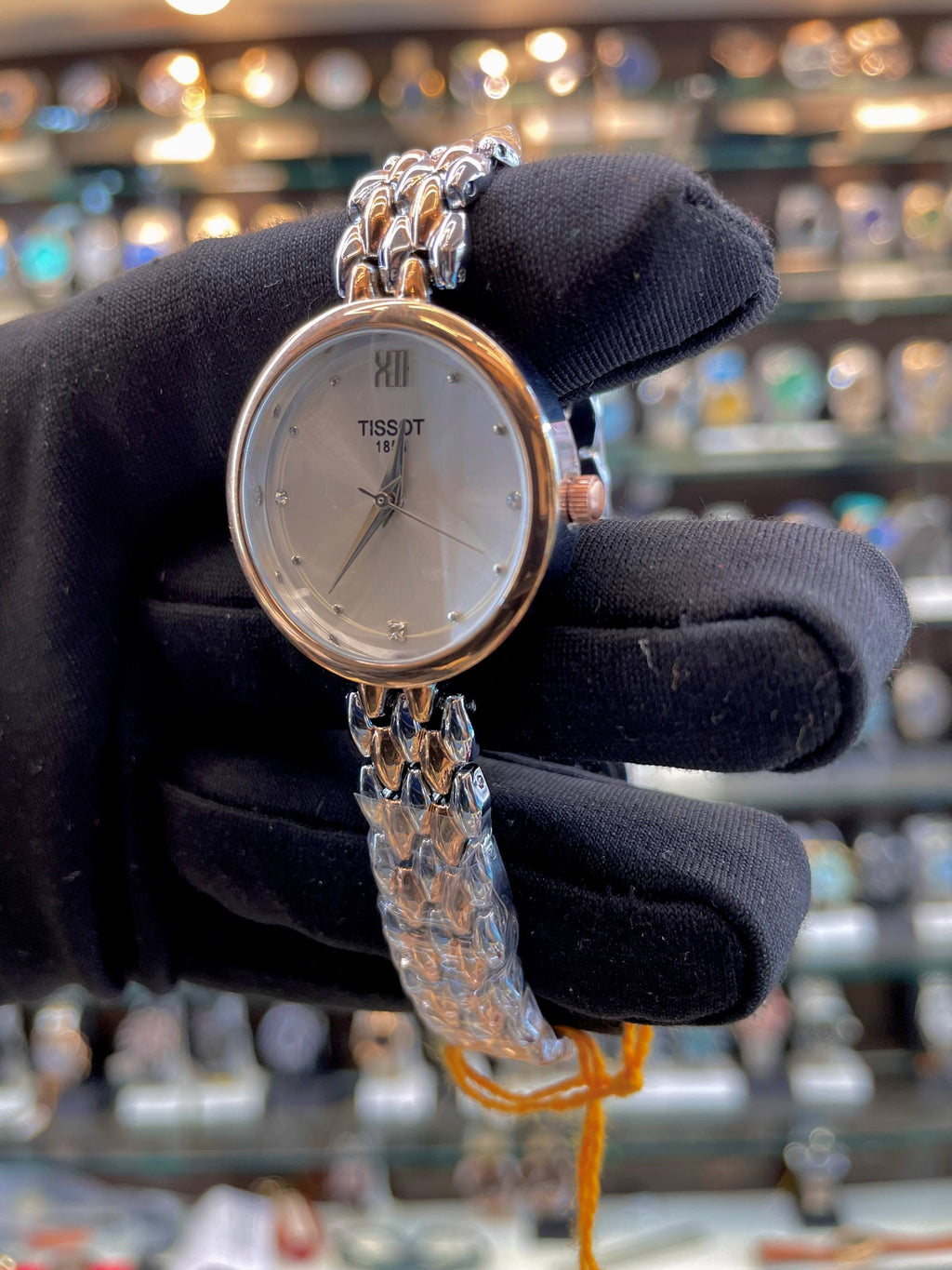 TISSOT FLAMINGO GIRLS WATCH ⌚ UNDER BUDGET  WHITE 🤍